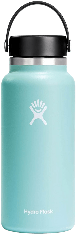 productImage: Wide Mouth Flex juomapullo, 946 ml, vaaleansininen