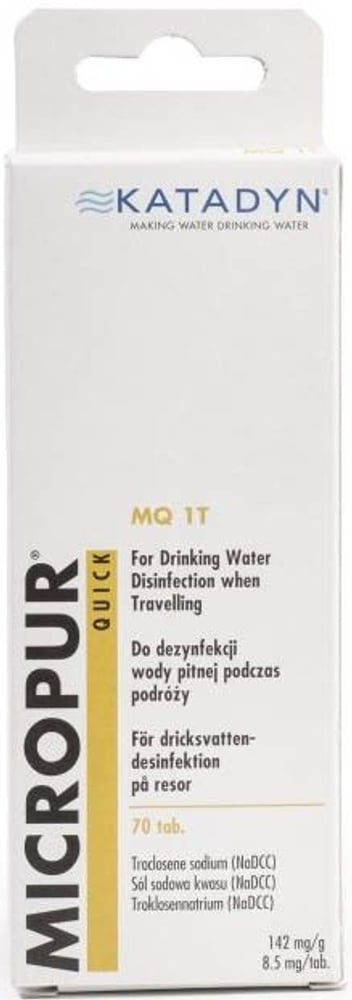 productImage: Vedenpuhdistustabletit Micropur Quick 70 kpl