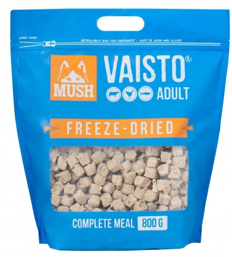 productImage: MUSH Vaisto pakastekuivattu täysravinto, sininen, 800g