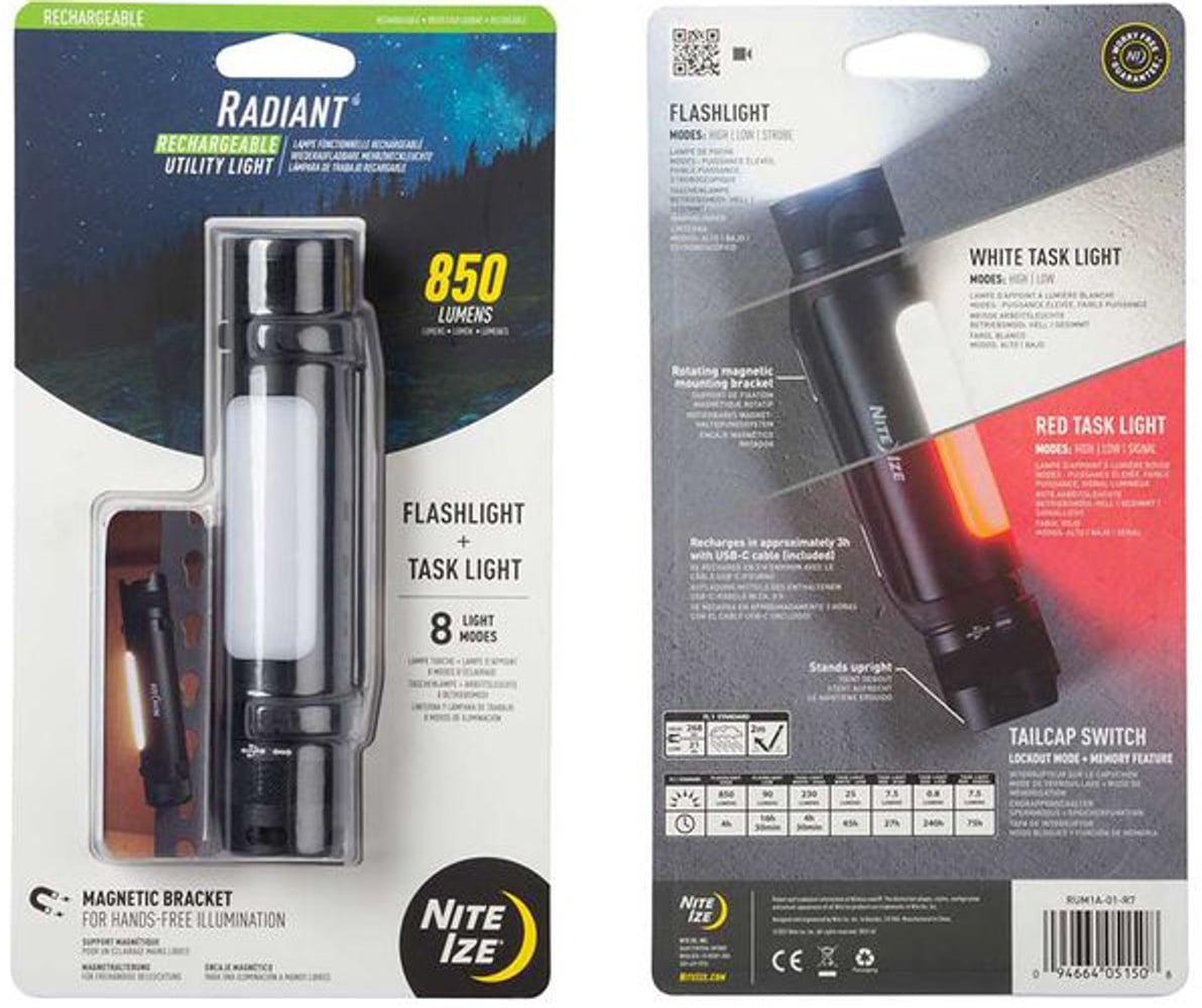 productImage: Radiant Rechargeable Utility Light taskulamppu työvalolla