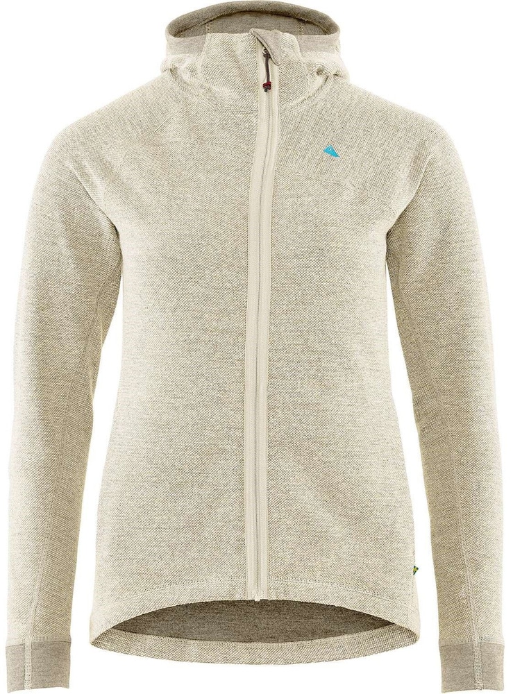 productImage: Hödur Hooded Zip naisten välikerros, Clay