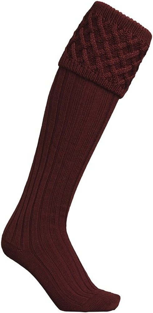 productImage: Windsor Shooting Socks metsästyssukat, viininpunainen