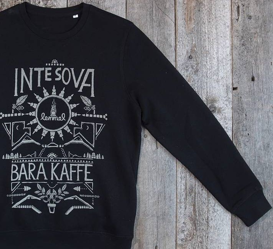 productImage: Inte Sova Crewneck collegepaita, musta