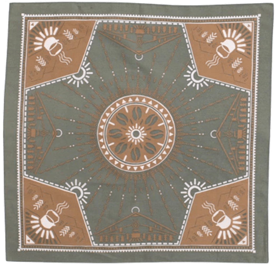 productImage: Scarf Bandana & Duk huivi, vihreä