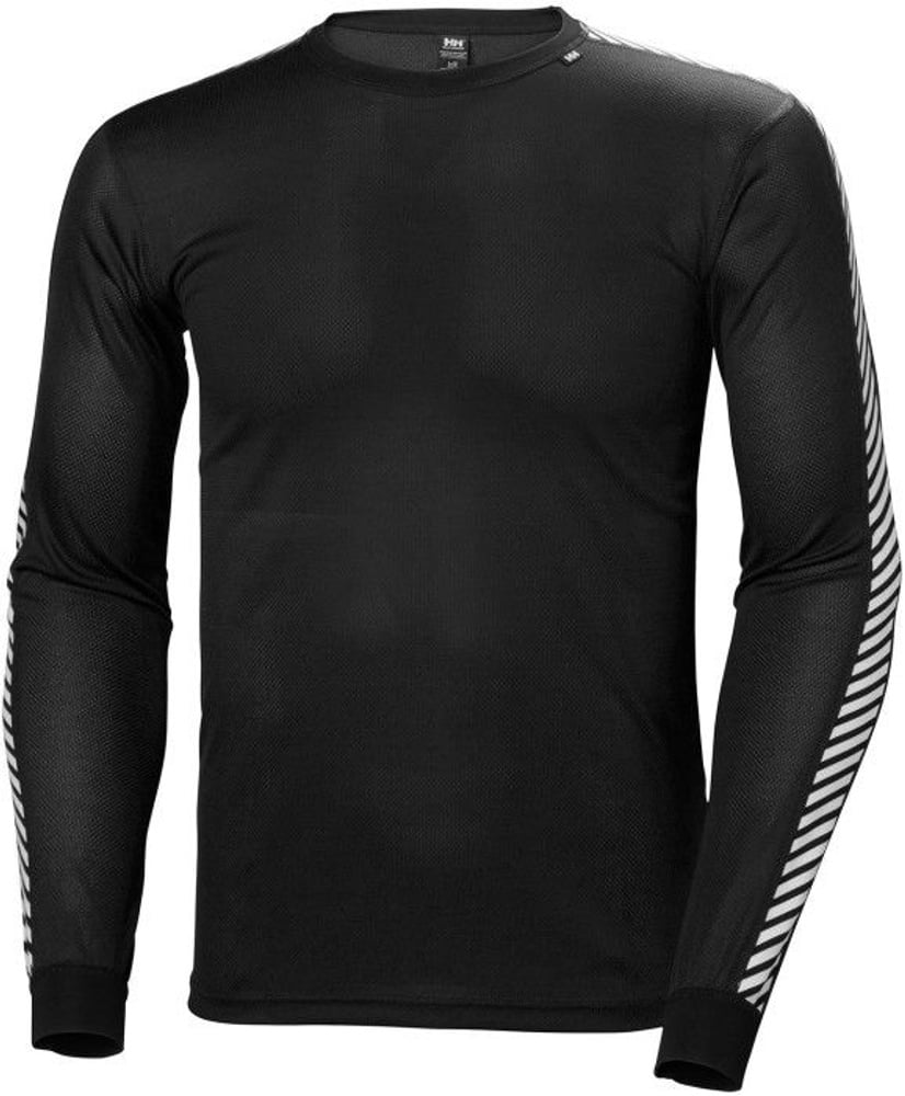productImage: Lifa Stripe Crew -aluskerrastopaita, musta