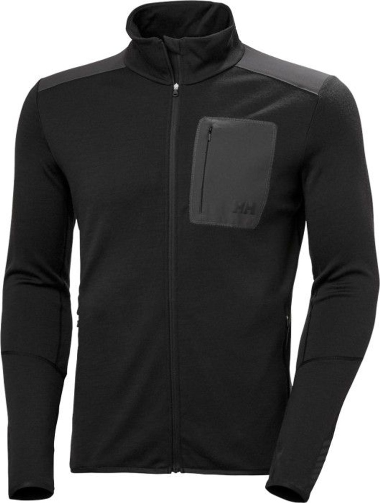 productImage: Lifa Merino Midlayer miesten välikerrospusero, musta
