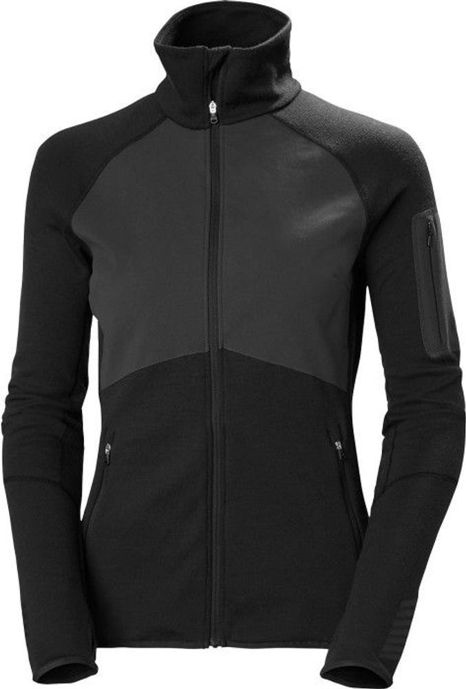 productImage: Lifa Merino Midlayer naisten välikerrospusero, musta