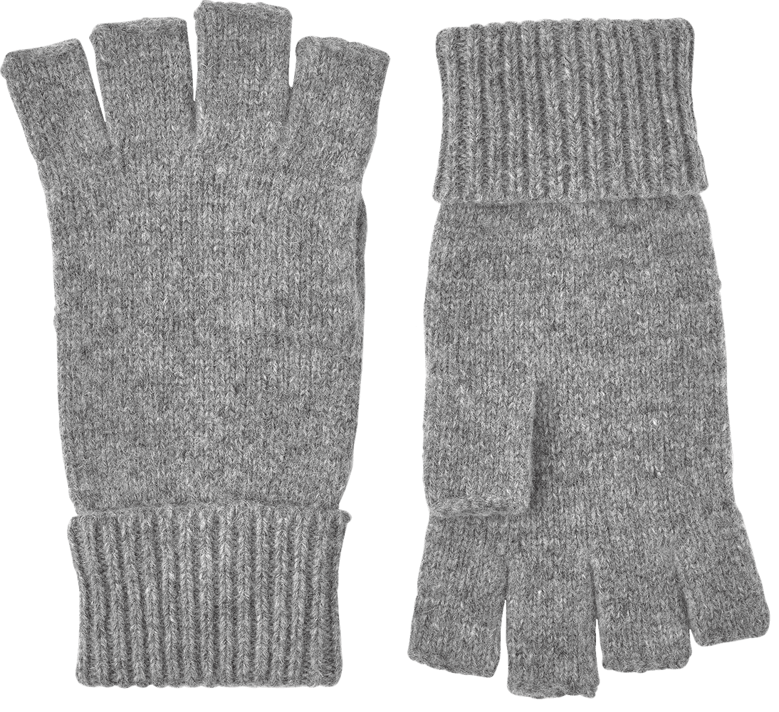 productImage: Basic Wool Half Finger käsineet, unisex, harmaa