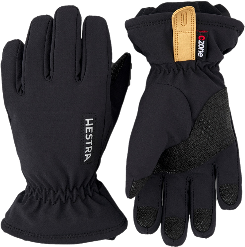 productImage: CZone Pluto Jr 5 finger lasten hanskat, musta