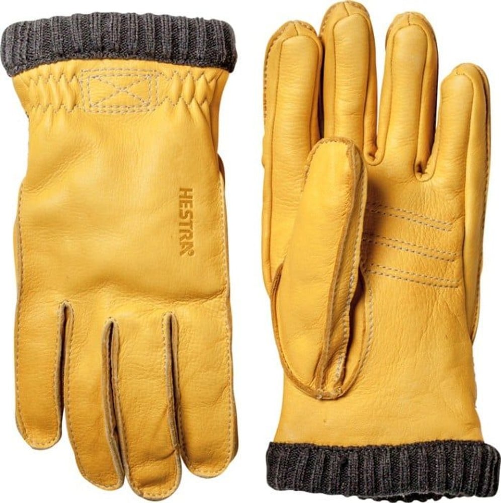 productImage: Deerskin Primaloft Rib nahkahanska, keltaruskea