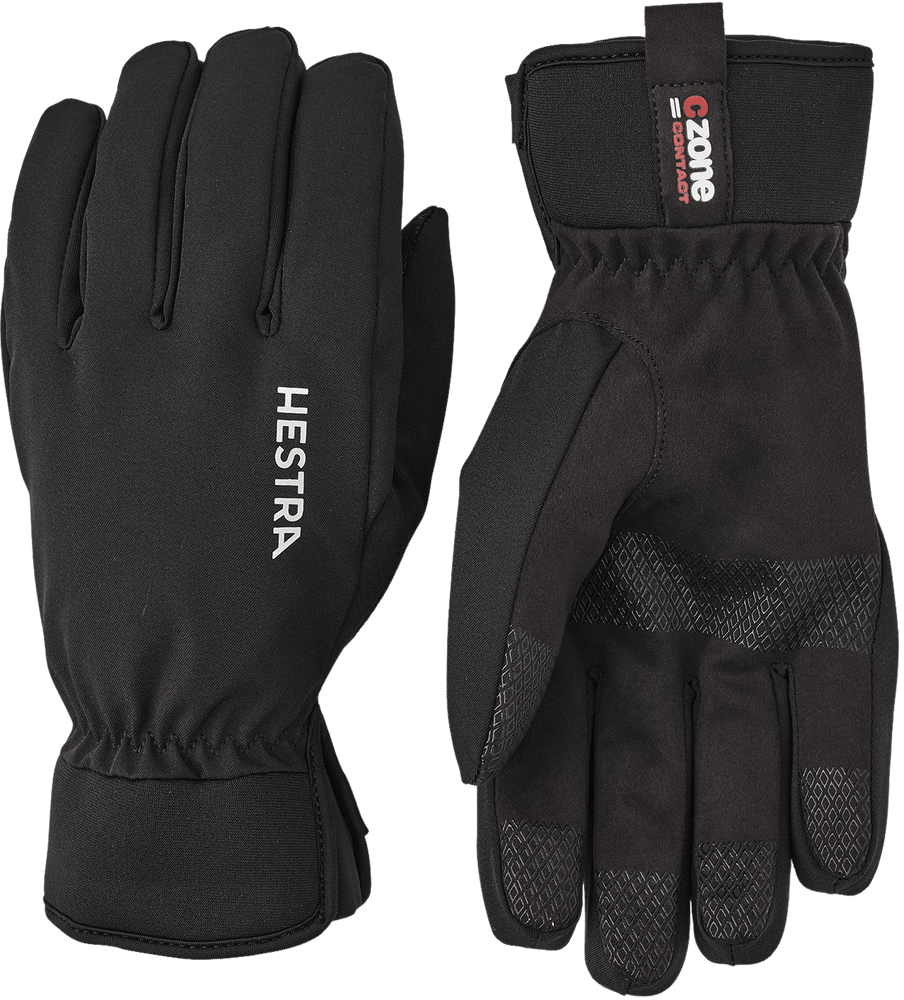 productImage: CZone Contact Glove 5 Finger hanskat, musta