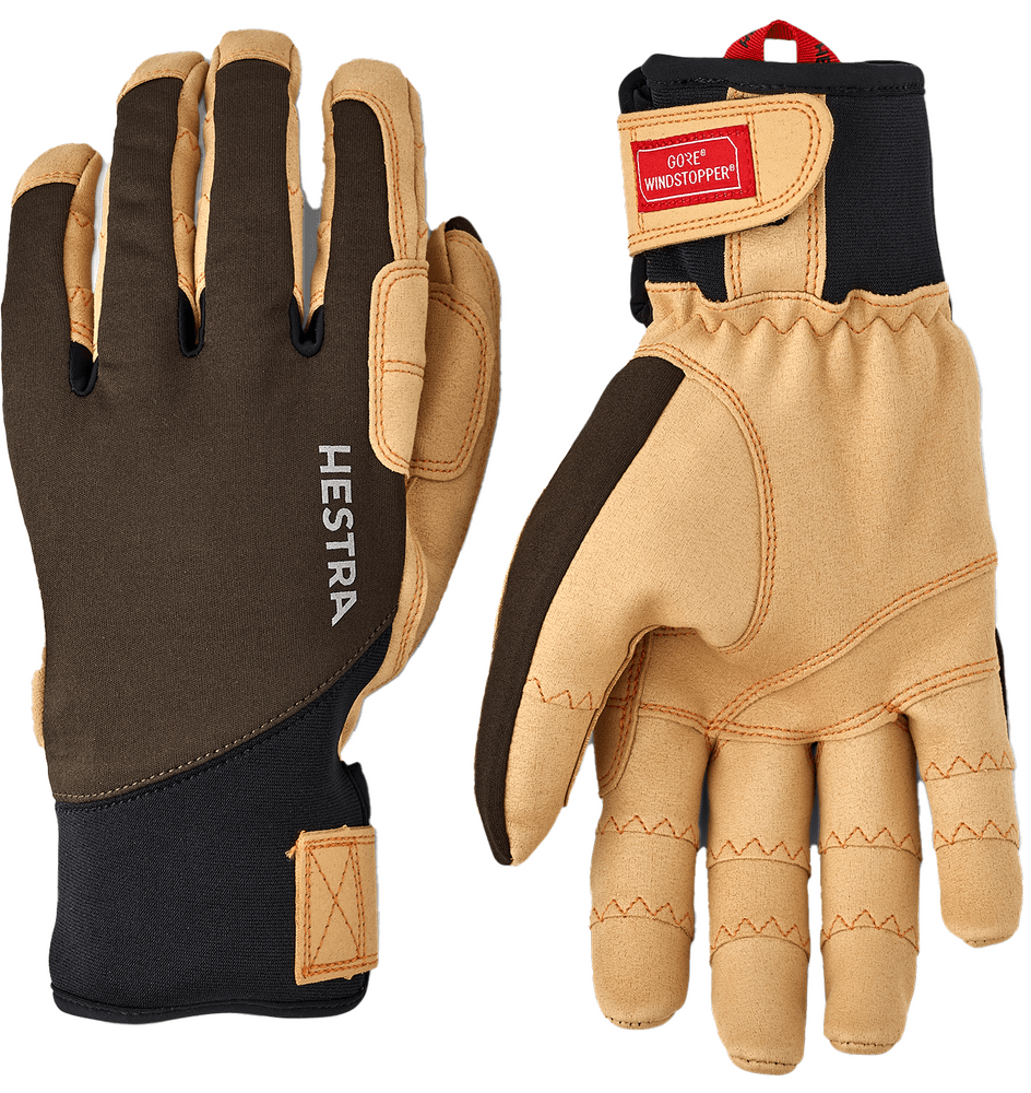 productImage: Ergo Grip Tactility Glove hanskat, ruskea