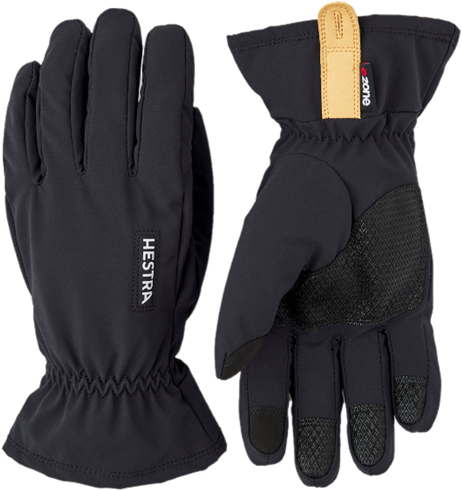productImage: CZone Contact Pick Up 5 finger hanskat, musta