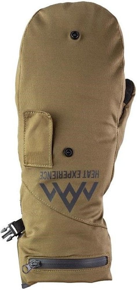 productImage: Heated Hunt Pullover Mittens Unisex lämpökintaat metsästykseen, maastonvihreä