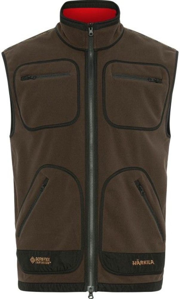 productImage: Kamko Fleece Vest liivi, ruskea/punainen