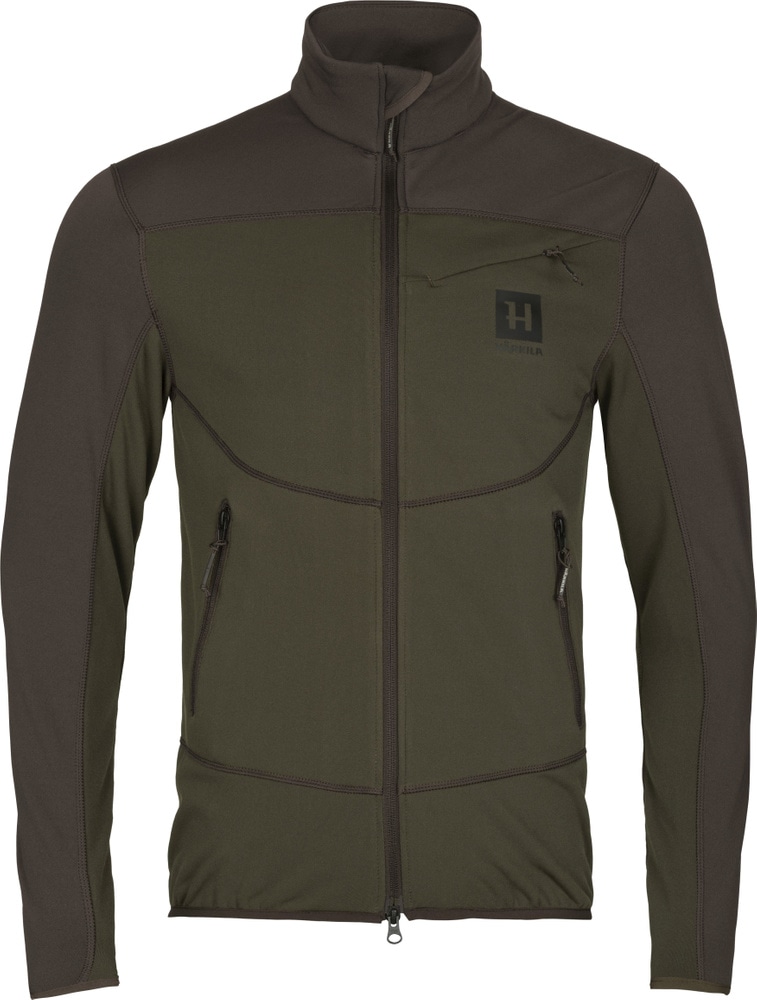 productImage: Olaf Fleece Jacket takki, Willow Green/Shadow Grey