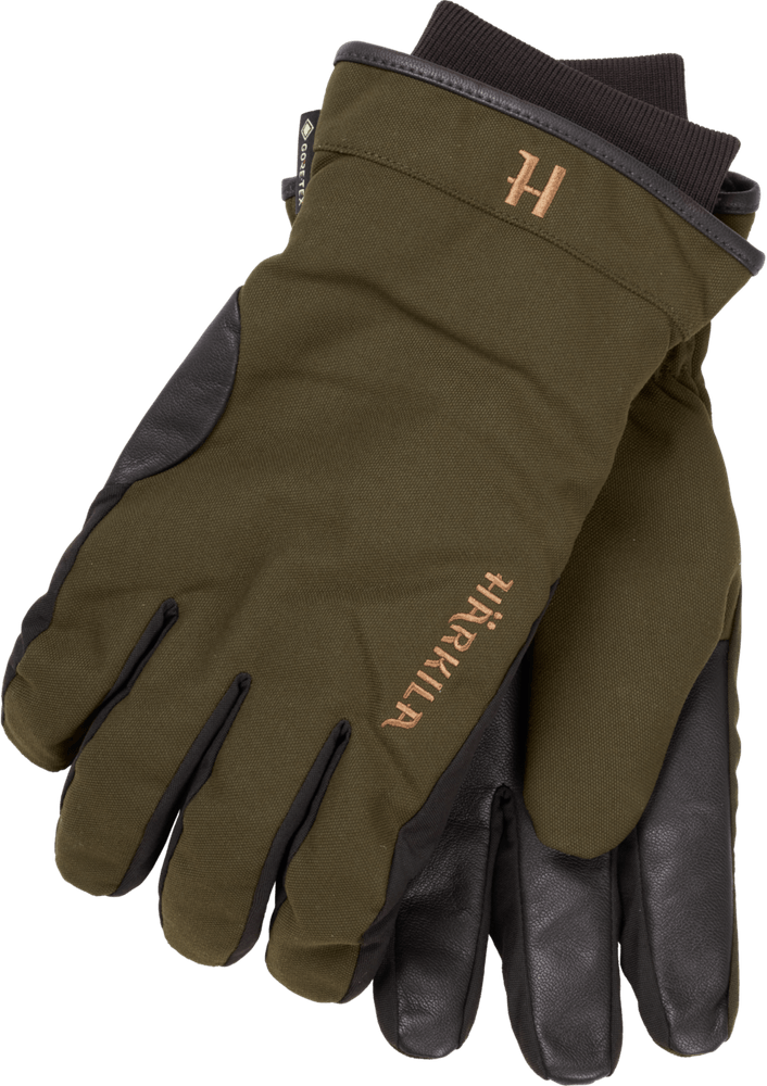 productImage: Pro Hunter GTX metsästyskäsineet nahalla, vihreä/ruskea