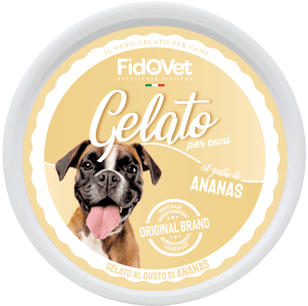 productImage: koirien jäätelö Gelato Ananas 40g