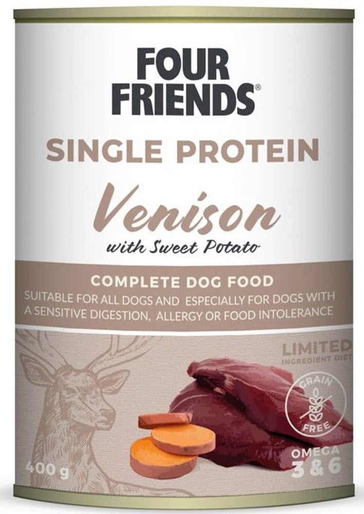 productImage: Venison & SP koiran märkäruoka peura/bataatti, 400 g