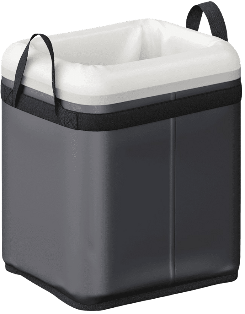 productImage: Portable Gear Storage 10L Insulation eristävä lisäosa suojapussille, tummanharmaa