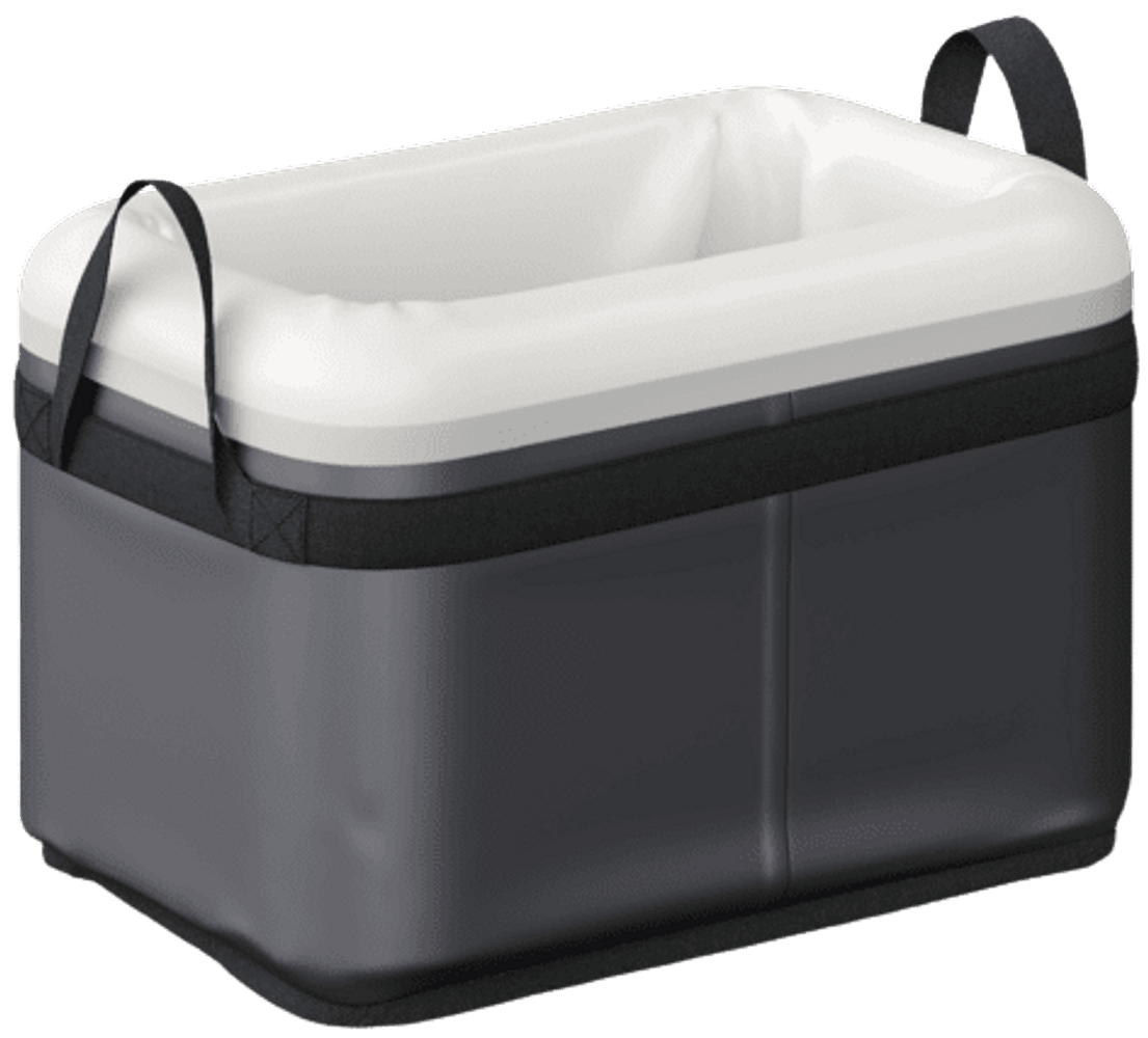 productImage: Portable Gear Storage 20L Insulation eristävä lisäosa säilytyspussiin, tummanharmaa