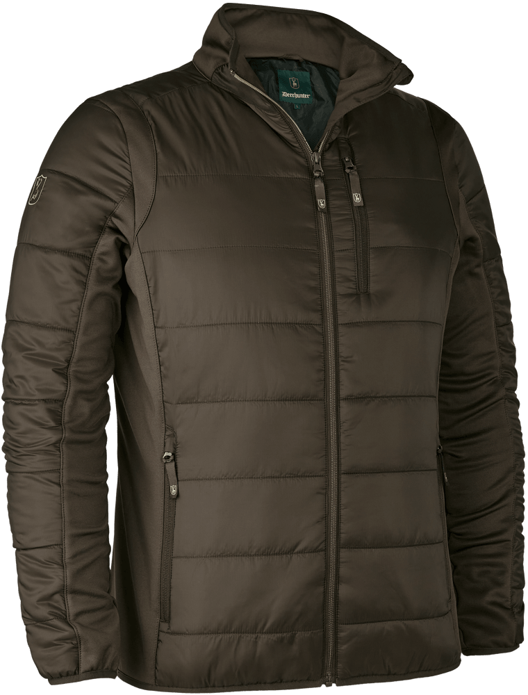 productImage: Heat Padded Jacket topattu lämpötakki, ruskea