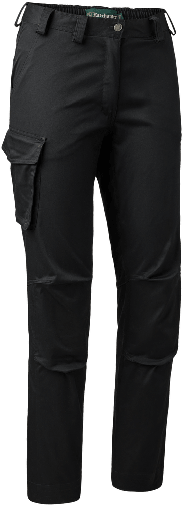 productImage: Lady Traveler Trousers naisten reisitaskuhousut, musta