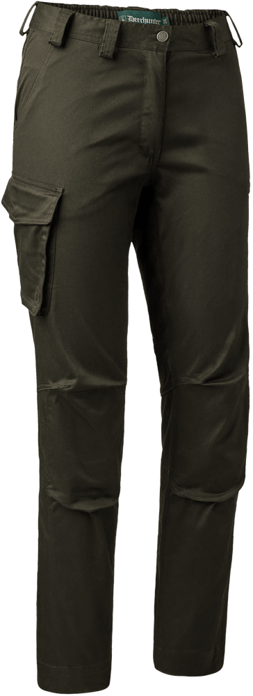 productImage: Lady Traveler Trousers naisten reisitaskuhousut, vihreä
