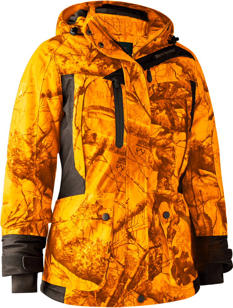productImage: Lady Raven Arctic Jacket naisten metsästystakki, camo/oranssi