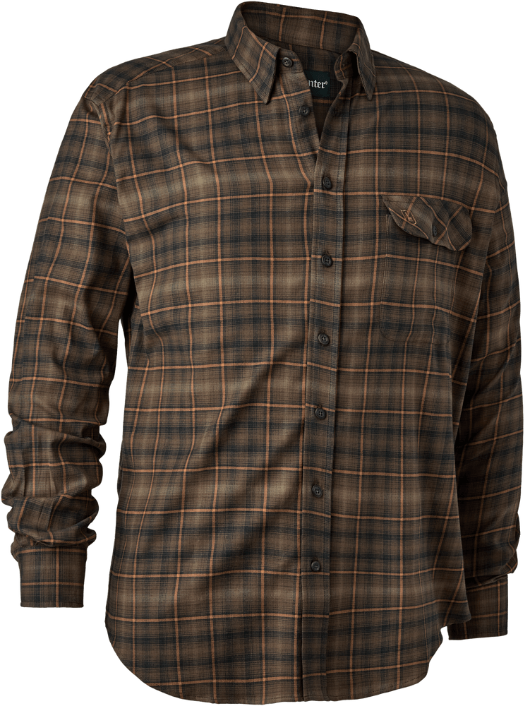 productImage: Eric Shirt kauluspaita, vihreä/ruskea