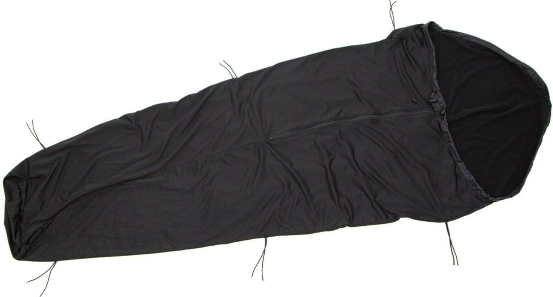 productImage: Grizzly Mid Zip fleecemakuupussi, musta