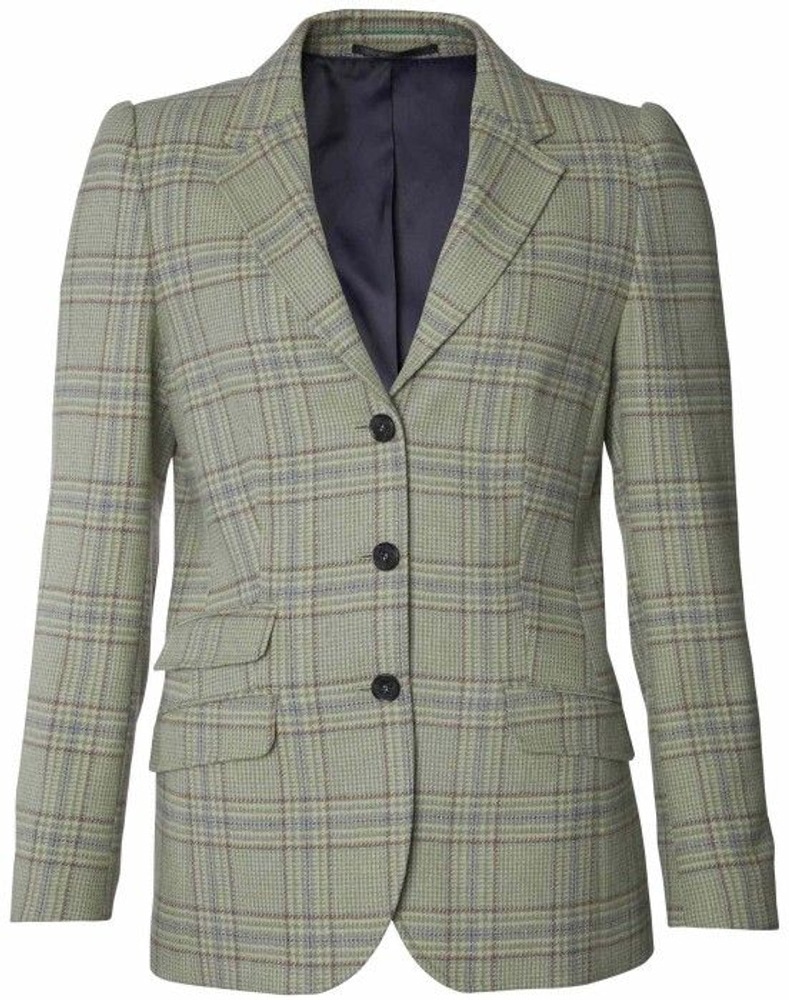 productImage: Advie Tweed Blazer naisille, Willow Green Checked