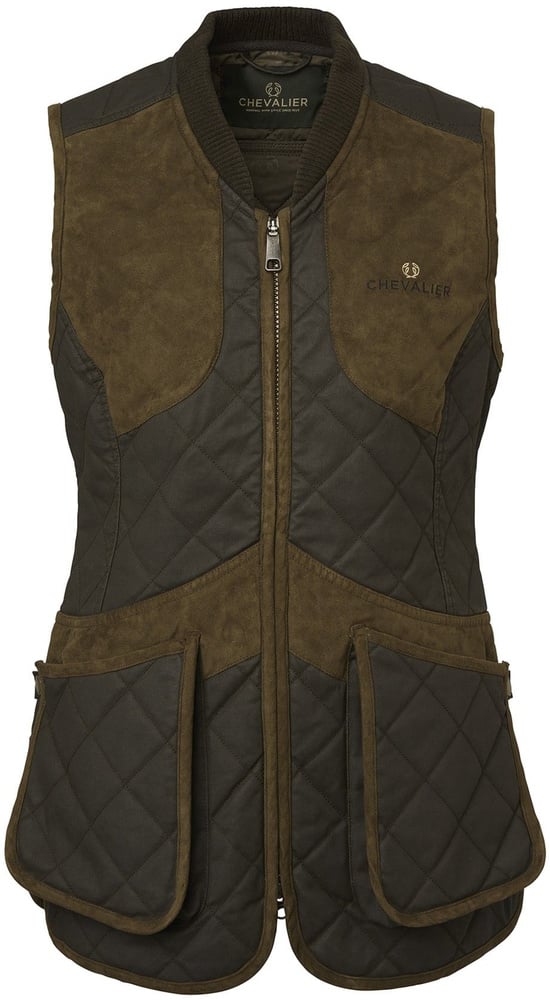 productImage: Vintage Shooting Vest naisten ammuntaliivi, Leather Brown