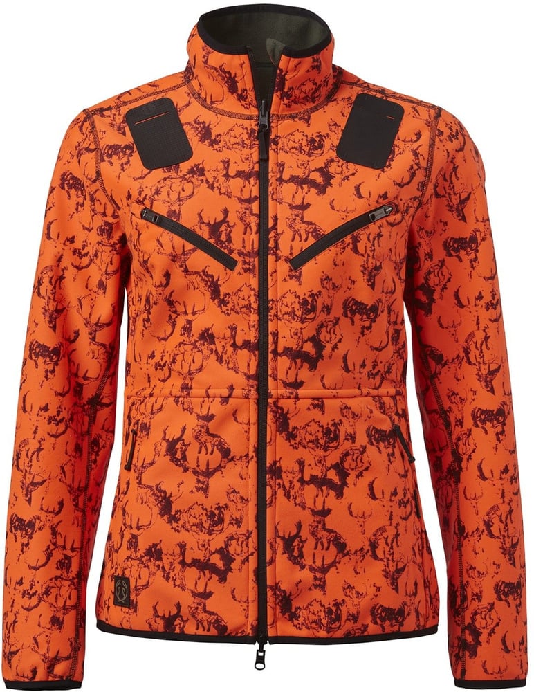 productImage: Mist Windblocker Reversible Jacket käännettävä naisten metsästystakki, High Vis Orange Deer
