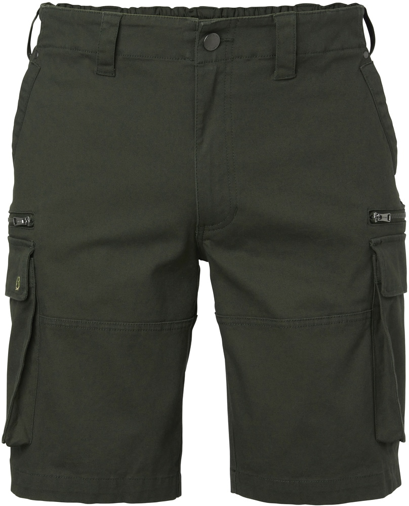 productImage: Jay Shorts puuvillashortsit, tummanvihreä