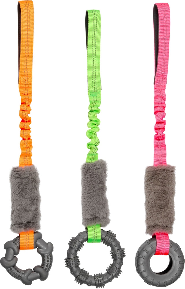 productImage: Bungee Tug Toy with TPR Ring vetolelu renkaalla