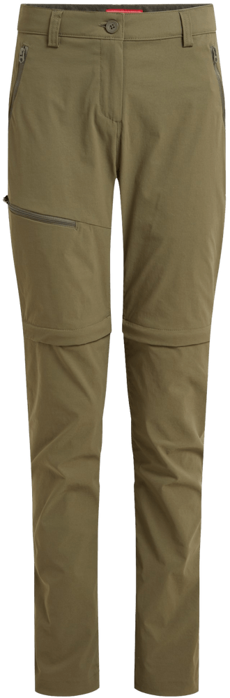 productImage: NosiLife Pro Convertible Trouser III naisten katkolahjehousut, Wild Olive