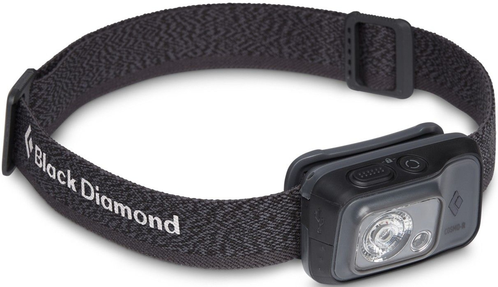 productImage: Cosmo 350-R Headlamp vedenkestävä otsalamppu, mustaharmaa