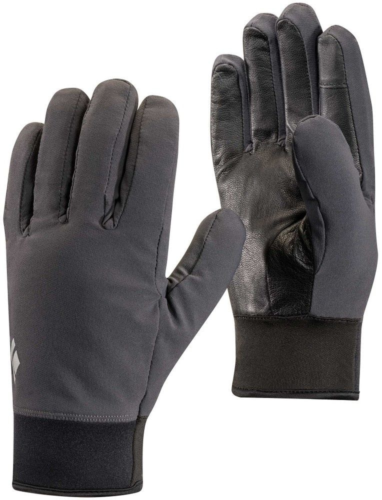 productImage: Midweight Softshell Gloves hanskat, Smoke