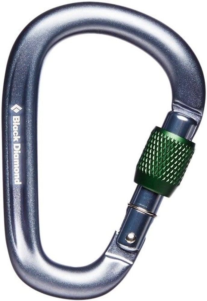 productImage: Pearlock Screwgate Carabiner lukittava karbiini, harmaa