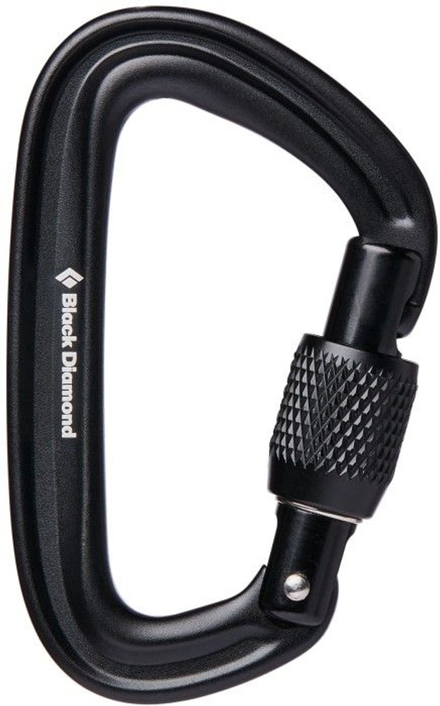 productImage: Liteforge Screwgate Carabiner Black -erittäin kevyt karbiini