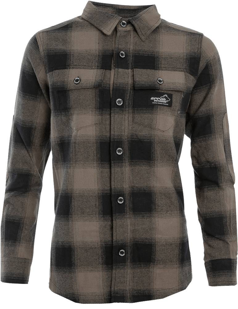 productImage: Arrak Flannel Shirt naisten flanellipaita, ruskea