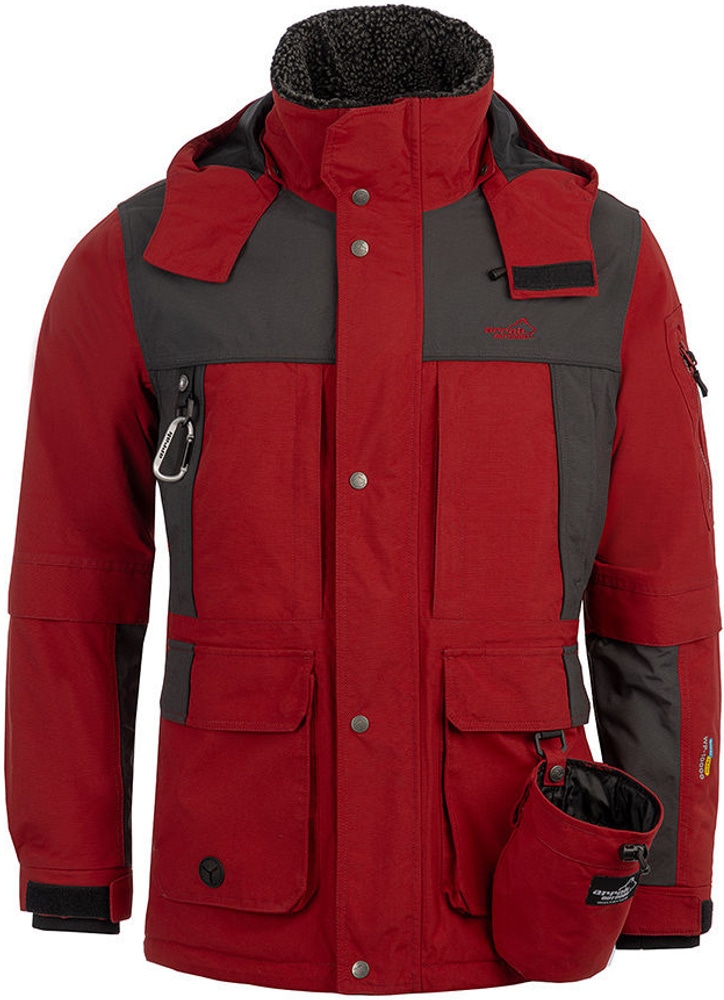 Arrak Original Jacket takki, Red/Anthracite, view: 1