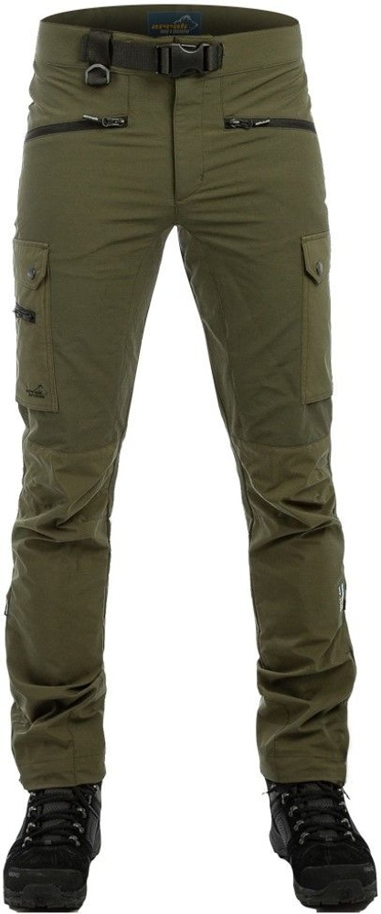 productImage: Arrak Motion Flex Pant ulkoiluhousut, oliivinvihreä