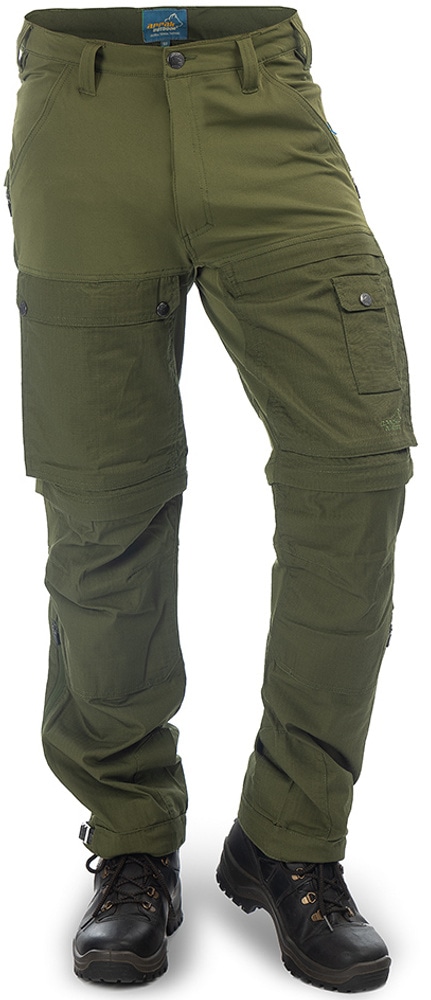 productImage: Arrak Flexible Zip Off Pant katkolahjehousut, vihreä