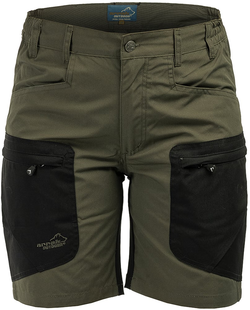 productImage: Arrak Active Stretch Shorts naisten shortsit, oliivinvihreä