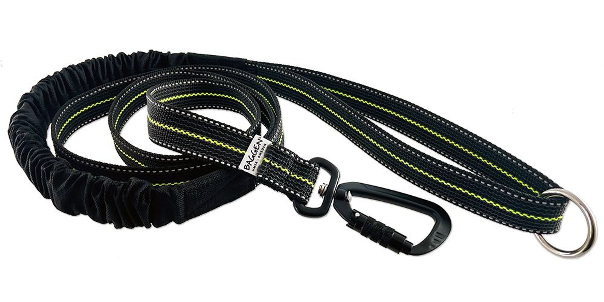 productImage: Expanderkoppel Reflex/Antiglid 3,5m Neongul Twistlock talutushihna