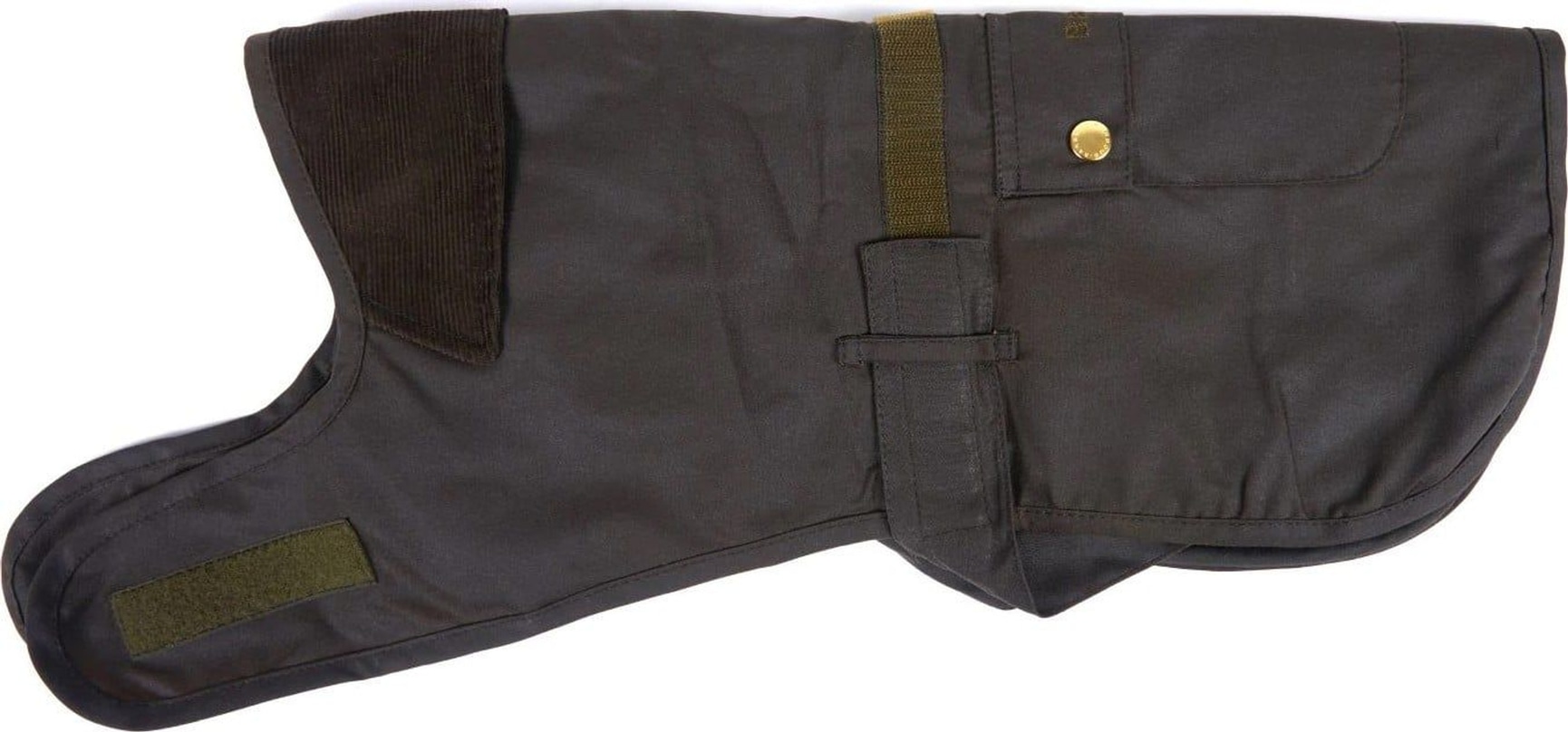 productImage: 2 in 1 Wax Dog Coat koiran takki, Olive/Brown