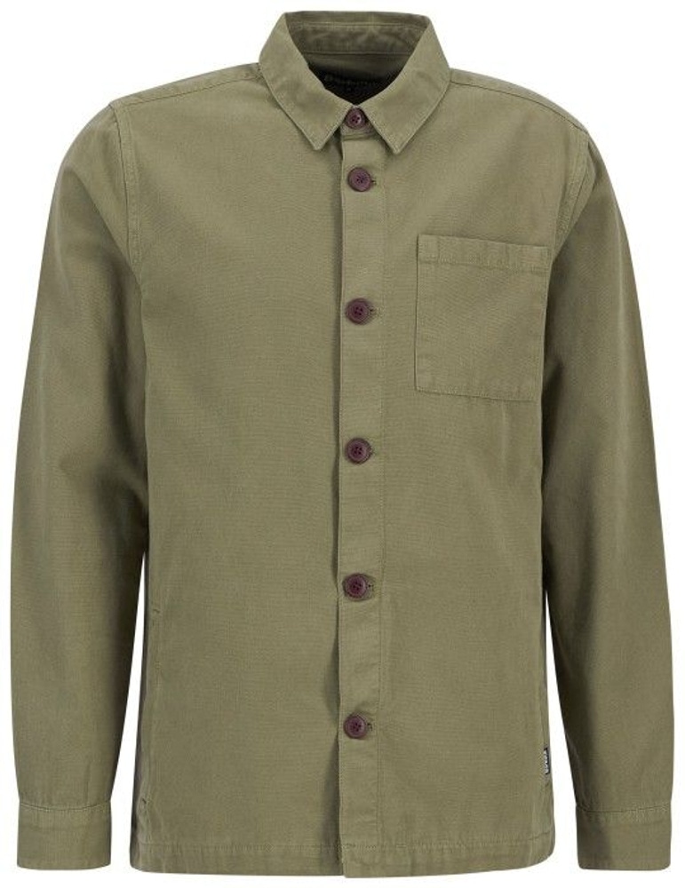 productImage: Washed Overshirt paita, Bleached Olive