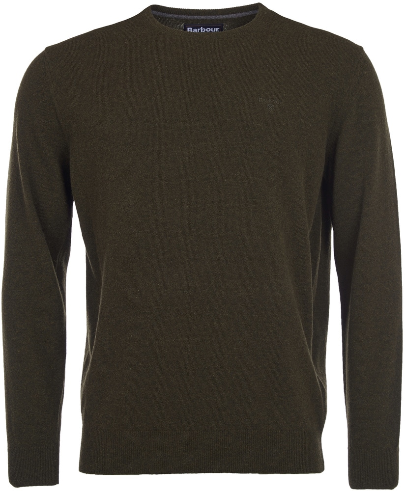 Essential Lambswool Crew Neck lampaanvillapaita, Seaweed, view: 1